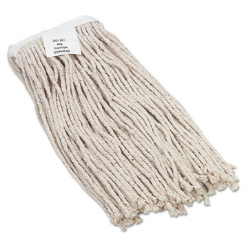 Boardwalk® Mop Head, Value Standard Head, Rayon Fiber, Cut-end, Size No. 16, White, 12-carton freeshipping - TVN Wholesale